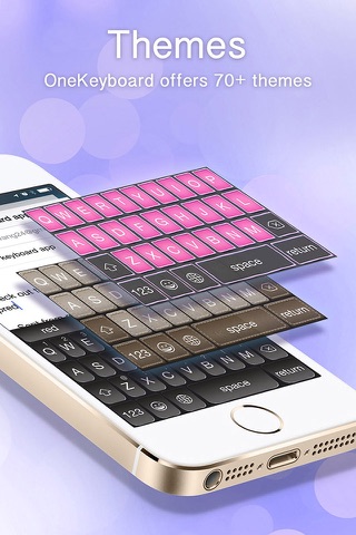 OneKeyboard Pro: colorful, predictive custom keyboard with autocorrect screenshot 2
