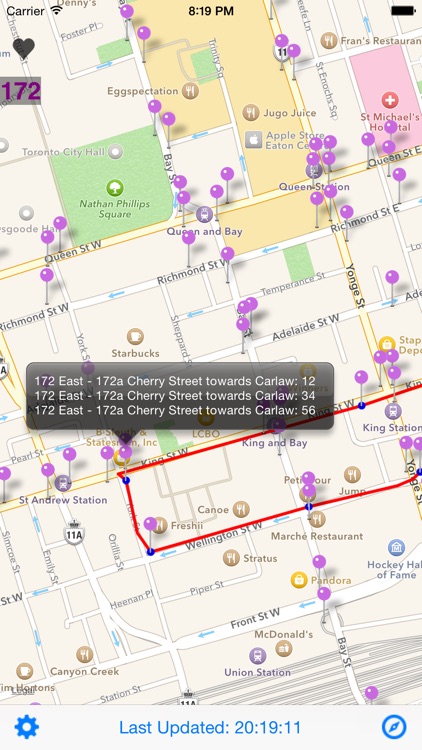 TOR Next Bus