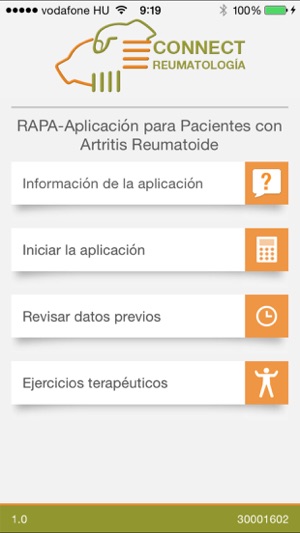 RAPA – Aplicación para Pacientes con art