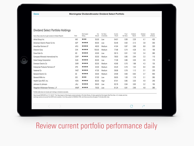 Morningstar DividendInvestor