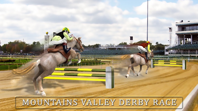 Horse Racing Simulator 3D - Real Jockey Riding Simulation Game on Mountains Derby Track