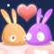 在美丽梦幻的心球上，相爱的可爱萌兔围绕心球互相追逐转圈，只要他们相互碰触就能维持生命值，简而快乐的游戏，速度体验吧！
