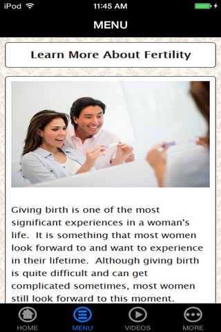 Get Best Fertility Information & Pregnant Fast screenshot 2