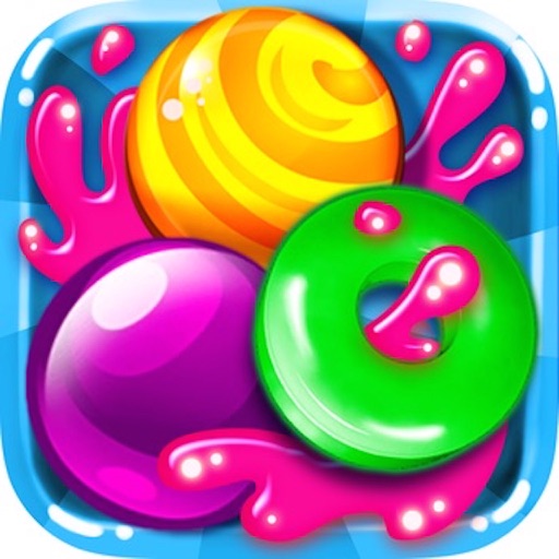 Candy Fruit Juice - 3 match yummy puzzle game Icon
