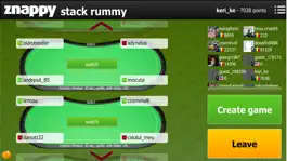 Game screenshot Stack Rummy Znappy apk