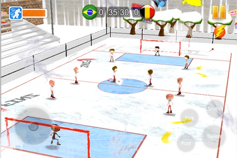 Play Football Xmas.  A real soccer sports games for holiday christmas season 2014 screenshot 3