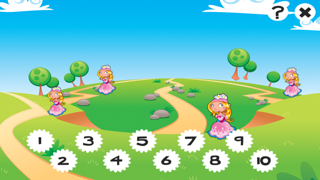 不思議の国の王女を持つ子どものための123の数学ゲーム：10カウントを無料で学習課題のおすすめ画像1