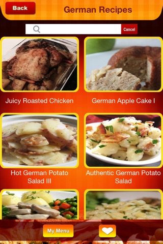 European Food Recipes Cook  Austrian, Belgian, Dutch, German, Portuguese, Scandinavian, Spanish, Swiss Meals screenshot 2
