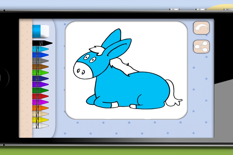 Pintar animales de la granja – libros para colorear screenshot 3