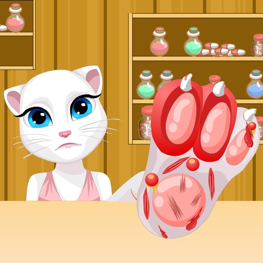 Kitten Foot Injury iOS App