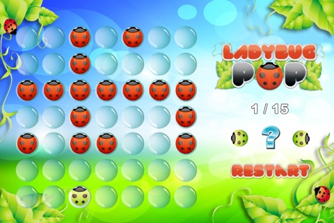 Ladybug Pop Puzzle Game (iPad Version) screenshot 3