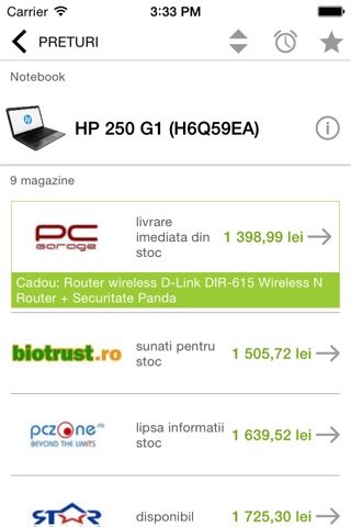 Price.ro screenshot 2