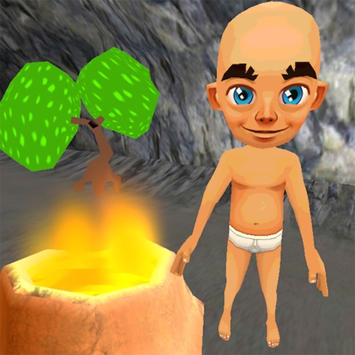 Cave  Boy Run iOS App