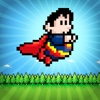 A Retro Super-Hero Power Jump FREE - The Fun 8-Bit Man Race Challenge