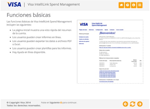 Visa IntelliLink Instrucción screenshot 3