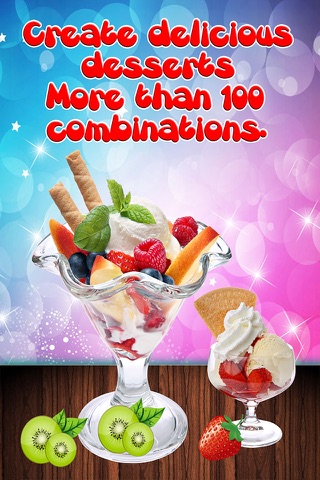 Dessert Ice Cream Kitchen Food Maker Game screenshot 2