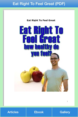 Eat Right Guide - Eating The Foods That're Right For You! screenshot 3