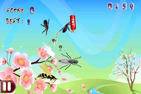 Ninja Bug Slicer: Village War Heroes Pro screenshot 2