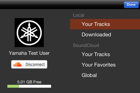 Cloud Audio Recorder for MOTIF XF screenshot 3