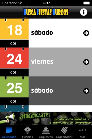 Busca Fiestas Burgos screenshot 2