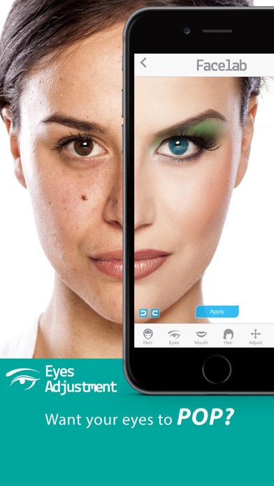 FaceLab - perfect makeover cosmetic retouch & free selfie makeup app Screenshot 2