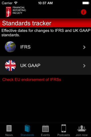 ICAEW Financial Reporting Faculty (FRF) screenshot 2