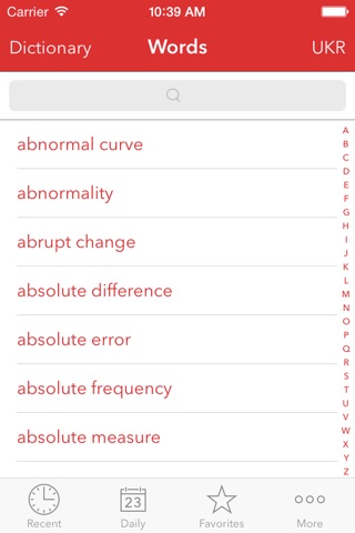 Verbis Dictionary - English — Ukrainian Dictionary of Statistics Terms. Англо – Український словник із статистики screenshot 2