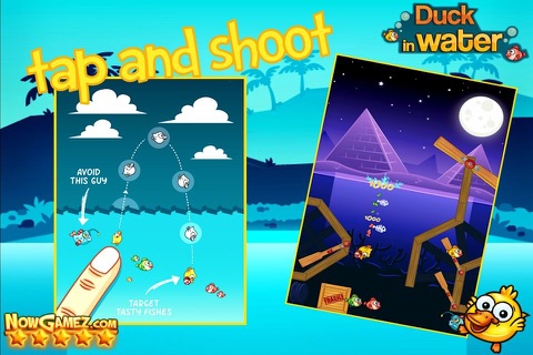 Duck in Water - Funny Games a Free Skill Puzzle for Kids screenshot 2