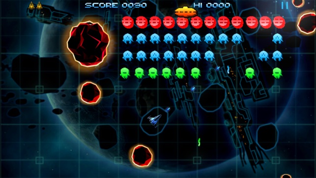 Retro Dust - Classic Arcade Asteroids Vs Invaders FREE(圖1)-速報App