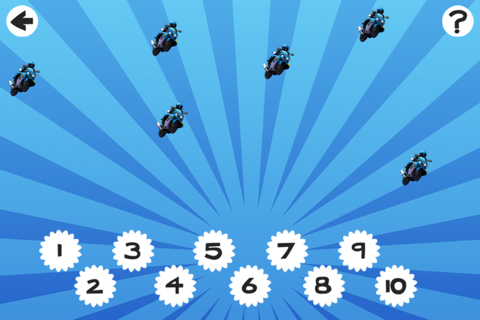 123 Counting Crazy Motor-Bikes for Kids screenshot 3