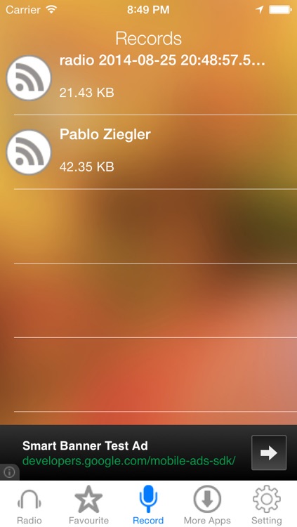 Tango Music Radio Recorder screenshot-3