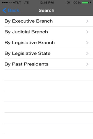 US Government Presidents Justices screenshot 2