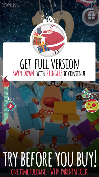 Christmas Santa Countdown - Rudolf's frozen winter land screenshot-4