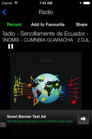Cumbia Music Radio Recorder screenshot 3