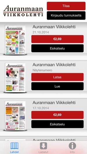 Auranmaan Viikkolehti(圖1)-速報App