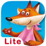 Fairy tales for children Fox and Stork. Lite