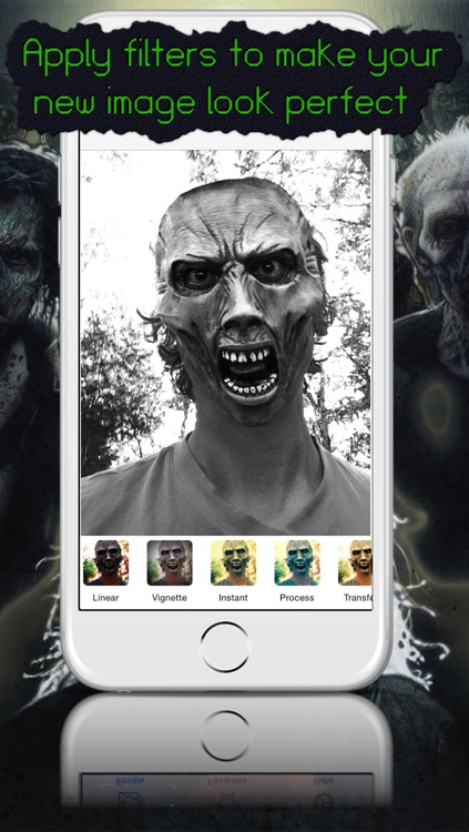 Mask Booth - Transform into a zombie, vampire or scary clown