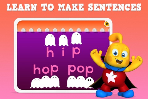 Learn to Read Series : Silly Ghostly Spelling for Montessori screenshot 2