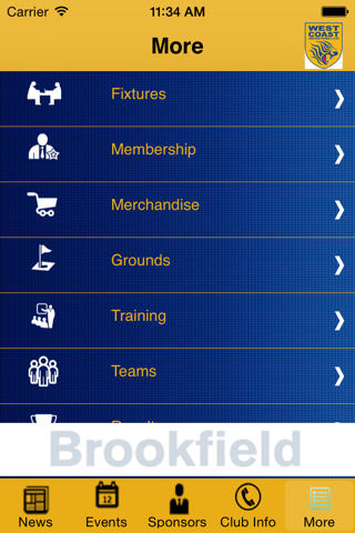 West Coast Amateur Football Club screenshot 3