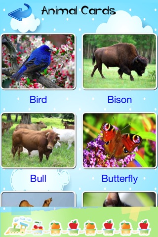 Spanish - English Voice Flash Cards Of Animals And Tools For Small Children screenshot 2