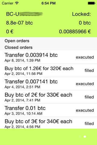 Bitcoin Trading App screenshot 2