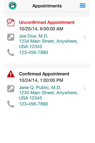 Appointment Minder™ screenshot 2