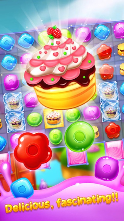 Candy Fruit Juice - 3 match yummy puzzle game screenshot-3