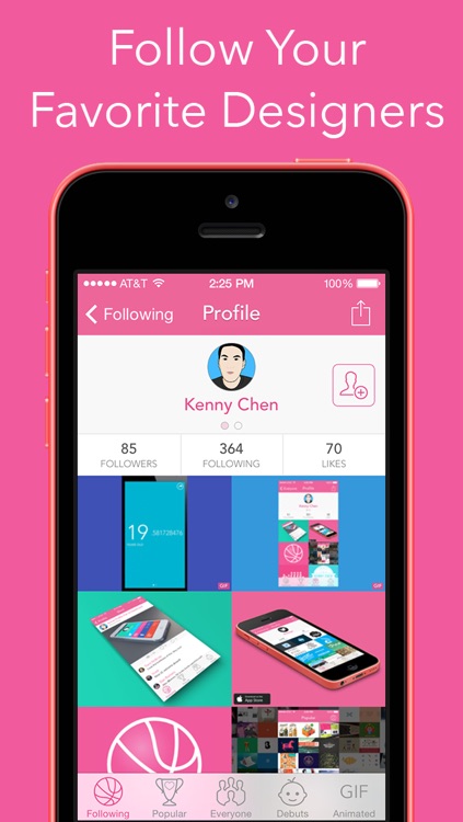 Posterized - Dribbble Design Inspiration by Kenny Chen