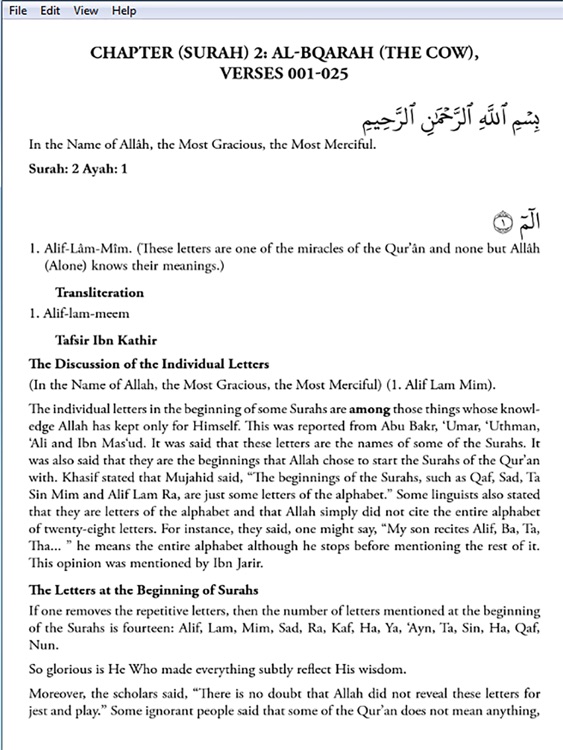 Ibn Kathir's Tafsir: Part 1 for iPad screenshot-4