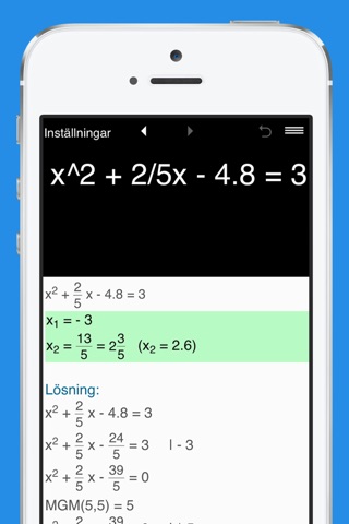 Quadratic Equation Solver with Steps screenshot 2