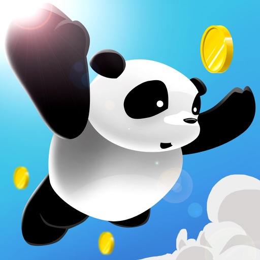 Bouncy Fat Hungry Panda Jump iOS App