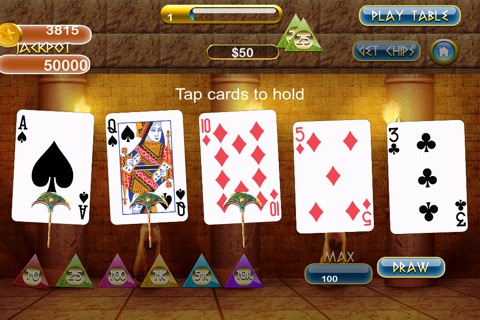 An Ultimate Royal Pharaoh Poker - Play Vegas gambling card game screenshot 2