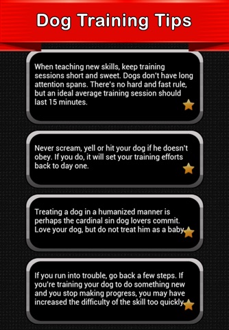 Dog Training Tips screenshot 2