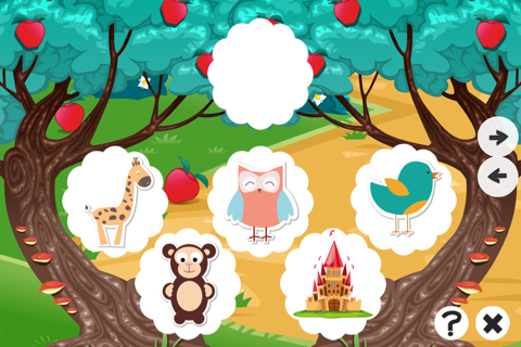 Animals baby game for children: Find the mistake in the forest screenshot 3
